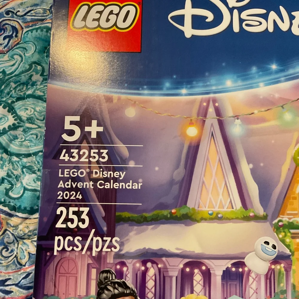 LEGO Disney Princess Advent Calendar 2024 One Size Blue White Building Set